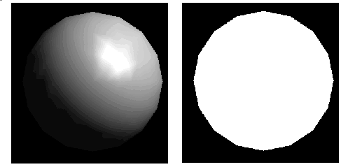 Figure 5-1 A Lit and an Unlit Sphere 