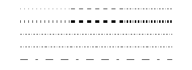Figure 2-9 Wide Stippled Lines