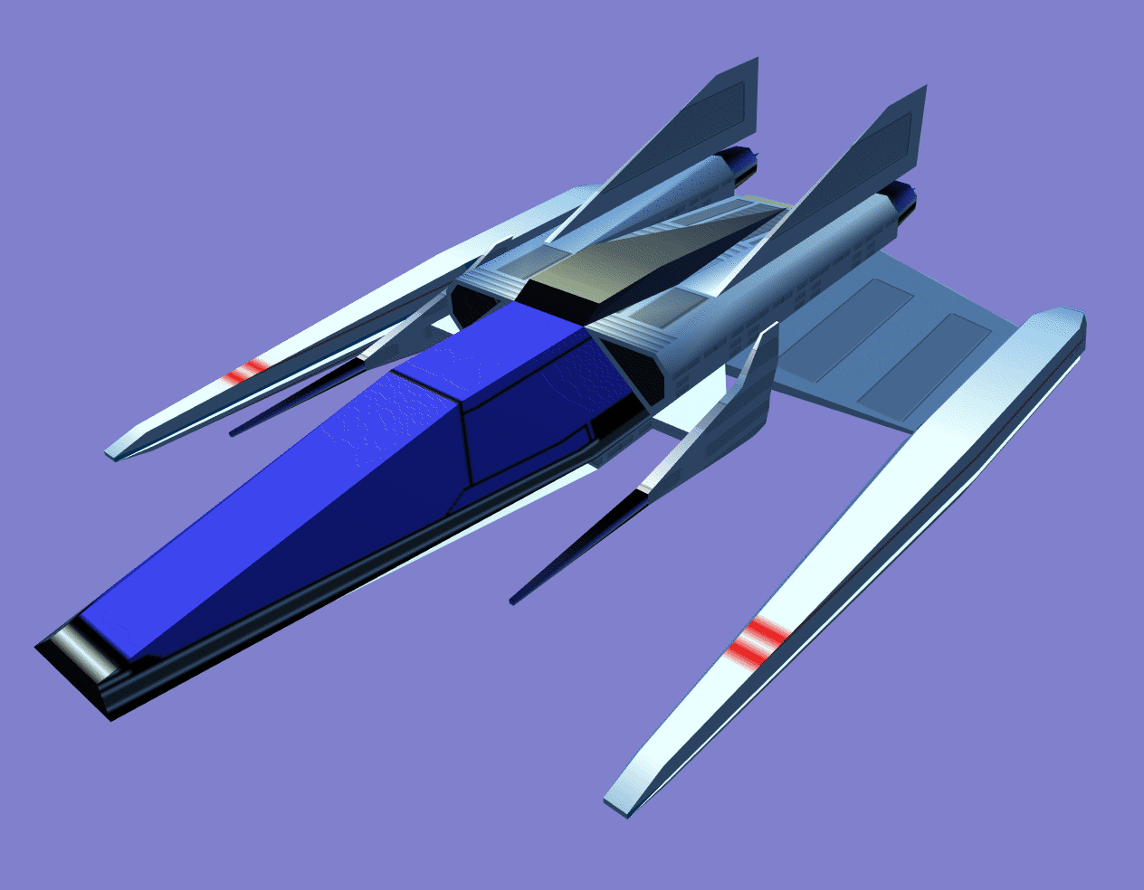 Spacecraft Model in OpenFlight Format