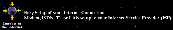Figure 3-3 Connect to the Internet (Easy Setup) Icon