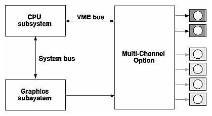 Figure 1-1 Multi-Channel Option and Graphics Subsystem